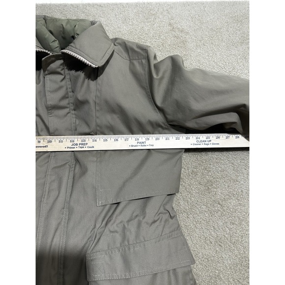 Pacific Trail Sports Beige Vintage 2-1‎ Parka Jacket Down Small Removable Liner - Picture 3 of 6